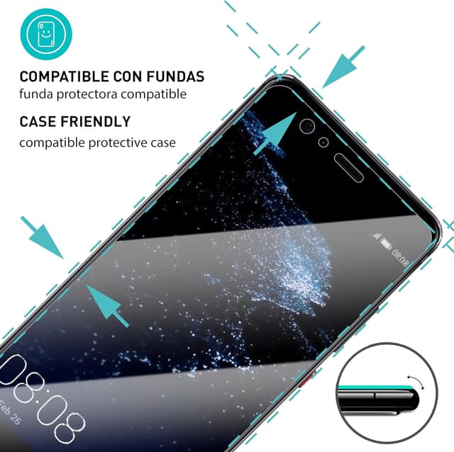 Thumbnail 1 de smartect Cristal Templado para Huawei P10 Plus