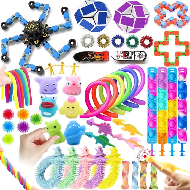 Detalle de JUAUO 50-piece fidget toys pack for stress relief