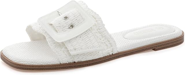 Thumbnail 6 de Rihero raffia flat sandals for summer