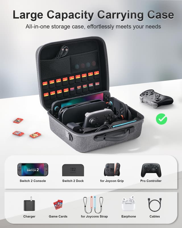 Detalle 2 de STARTRC STARTRC Groß Tasche Switch 2 grau