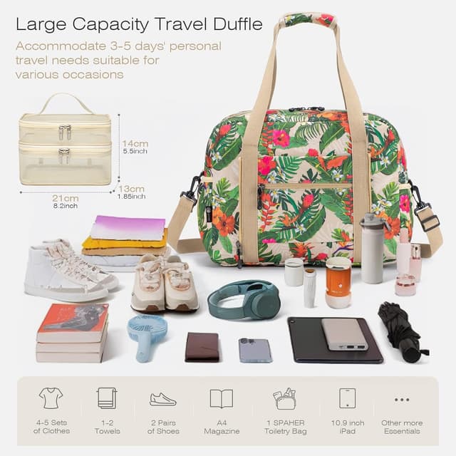 Detalle de SPAHER Sac de Voyage Pliable 25L