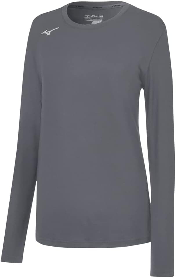 Thumbnail 6 de Mizuno Girls' Long Sleeve Attack Tee for Practice & Training