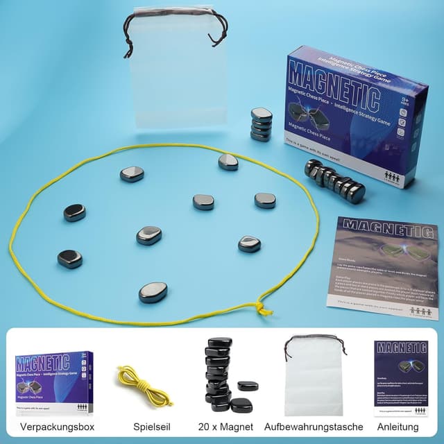 Detalle 2 de Gezimetie Magnetisches Schachspiel 20 Stück