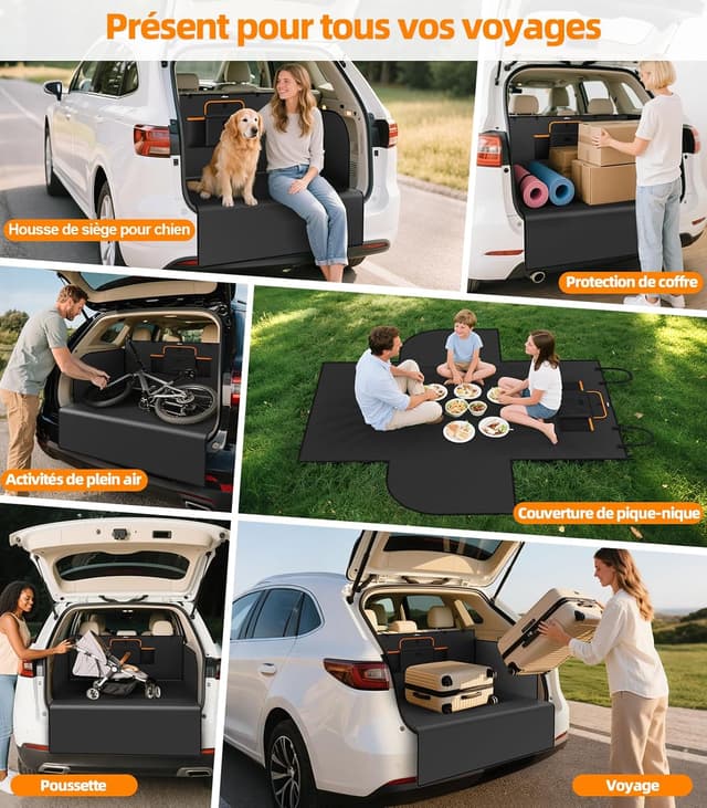 Thumbnail 6 de UPAWPIA Housse coffre chien 185 x 115