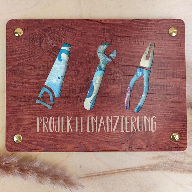 Thumbnail 4 de Werkzeug XL Geldgeschenk aus Holz 20x15 cm