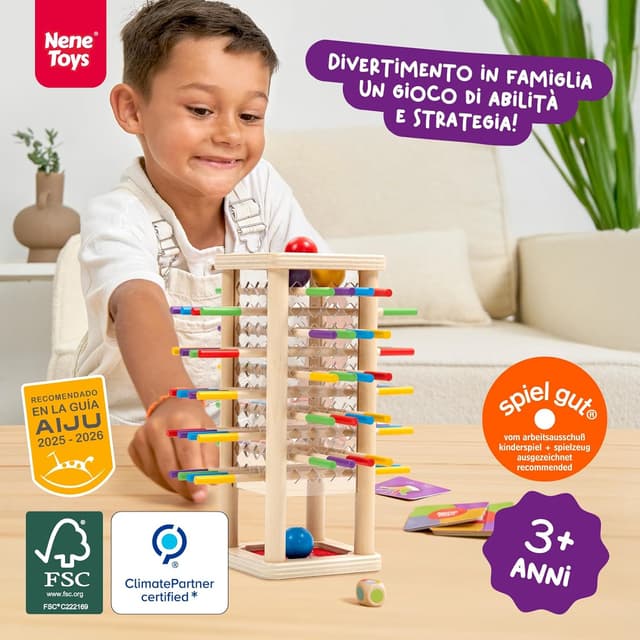 Detalle de Nene Toys BALLFALL gioco logico 3-9 anni