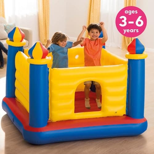 Detalle de Intex Jump-O-Lene Castle Inflatable Bouncer for 2 Kids 🎪