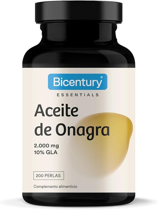 Detalle de Bicentury Aceite de Onagra 2000 mg, 200 Perlas