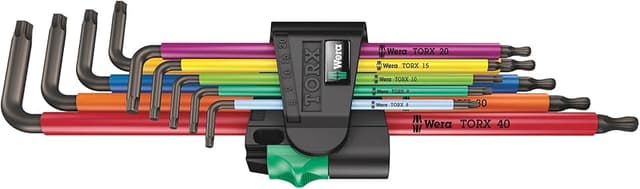 Detalle de WERA 967/9 TORX XL juego de llaves acodadas 9 piezas