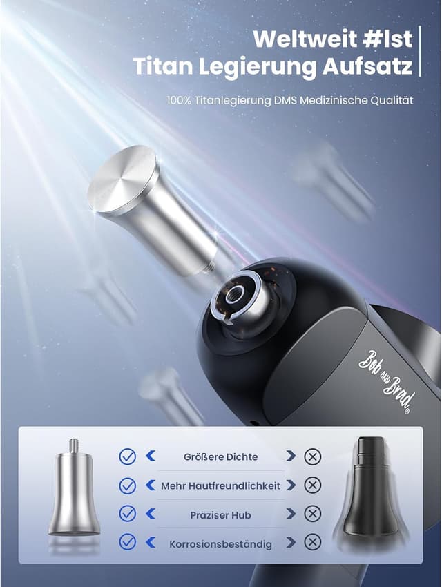 Detalle 2 de Bob and Brad X6 Pro Massagepistole für Muskelmassage