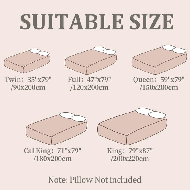 Thumbnail 4 de DUJUIKE Coprimaterasso impermeabile 180x200 cm