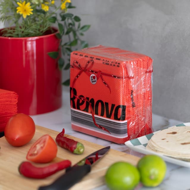 Detalle 2 de Renova Red Label Servilletas de Papel - 70 unidades 🧻