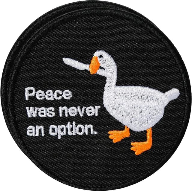 Detalle de AXEN Peace was Never an Option Morale Patch (Hook & Loop) – 2 Tactical Patches