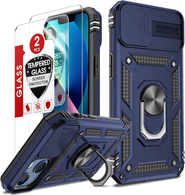 Detalle de LeYi iPhone 13 case 6.1" with kickstand