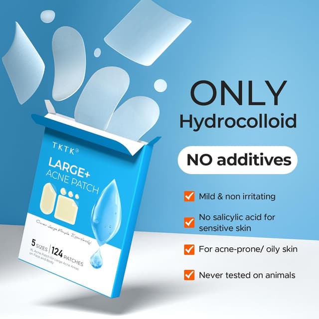 Thumbnail 6 de TKTK XL hydrocolloid acne patches 124 count