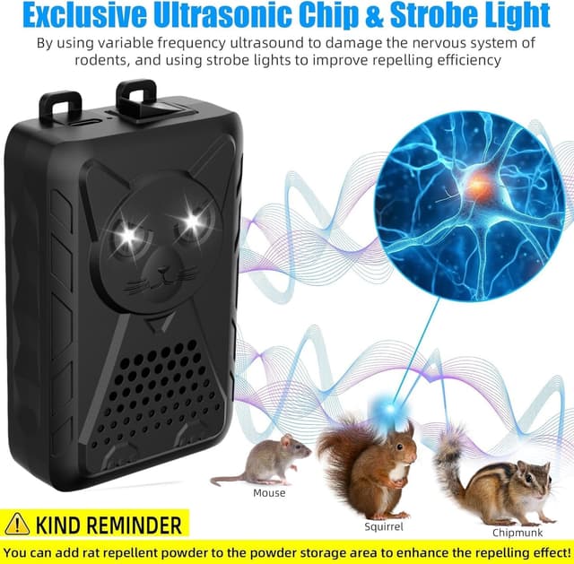 Detalle 2 de Rodent Repeller Ultrasonic Under Hood