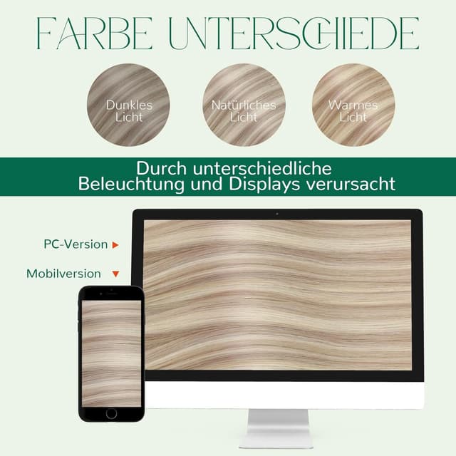 Detalle 2 de Easyouth Echthaar Extensions 40 cm #18P613