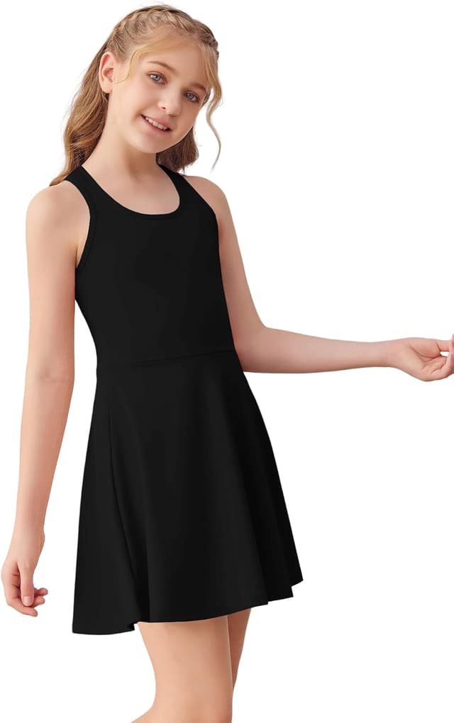 Detalle de Girls racerback tennis dress, 2 pockets