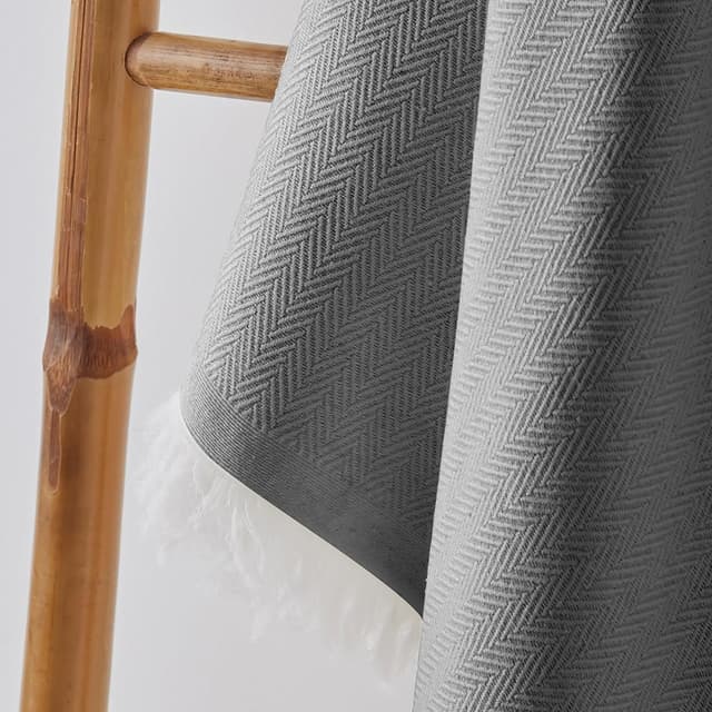 Thumbnail 6 de Textilhome Copridivano e Copriletto Multiuso Modello Martina “plaid/foulard” 130x180 cm – grigio scuro, certificato OEKO-TEX