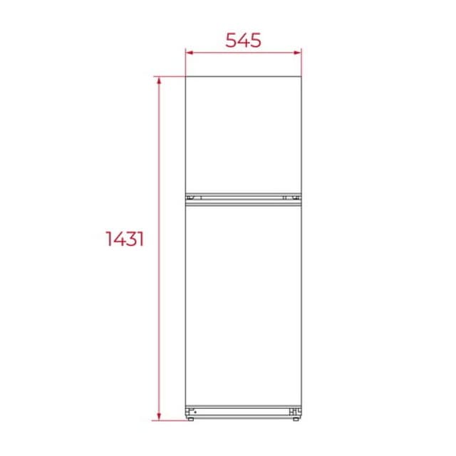 Detalle de Teka RTF 2510 WH Frigorífico 204 L blanco