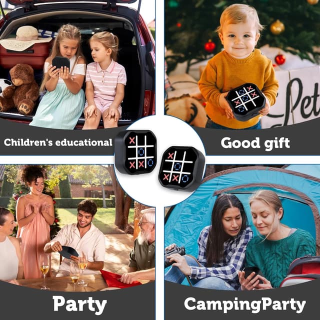 Detalle 2 de 3-in-1 Tic Tac Toe handheld game