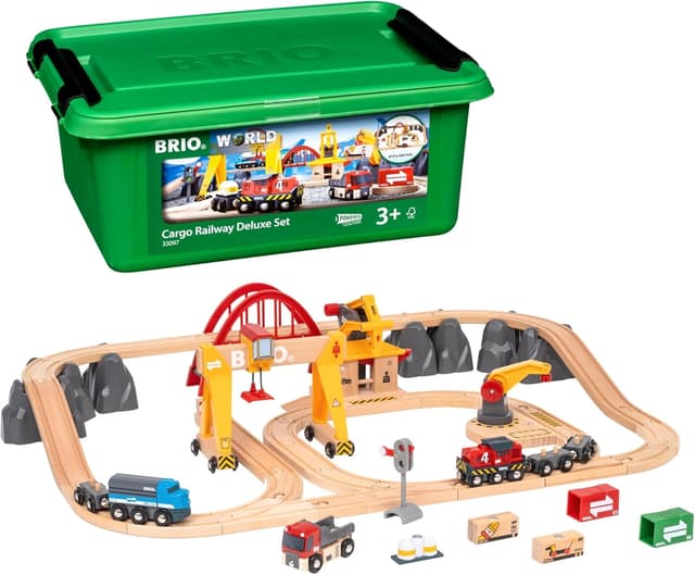 Detalle de BRIO World Cargo Railway Deluxe