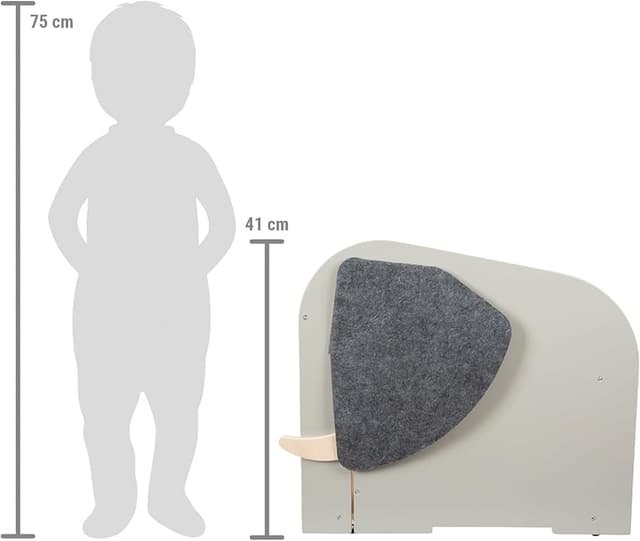 Thumbnail 1 de small foot 12423 caja guardajuguetes 63 x 51 x 41 cm