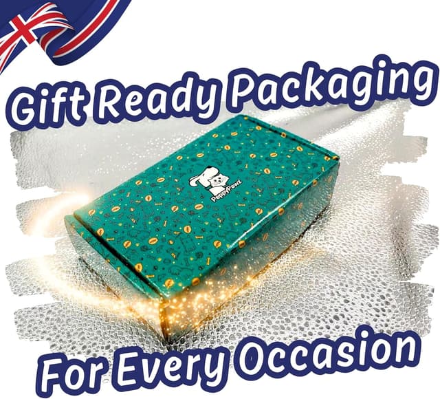 Detalle de Minimal Stuffing Ozzy the Duck squeaky & crinkle plush dog toy (gift box, yellow)