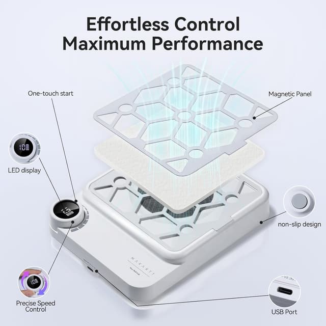 Thumbnail 4 de Makartt ERYNOS Nail Dust Collector 5500RPM