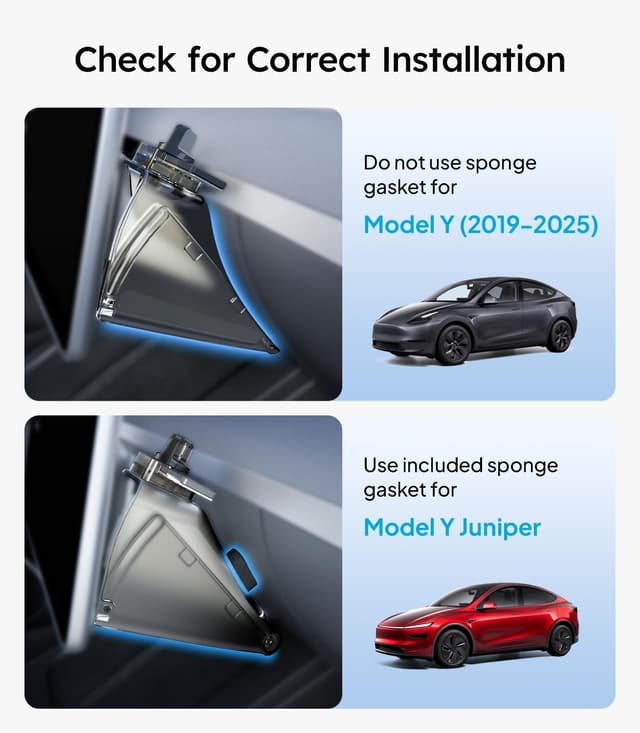 Detalle de Wigoo Under Screen Organizer for Tesla Model Y (2019–2026) — Concealed Center Console Tray