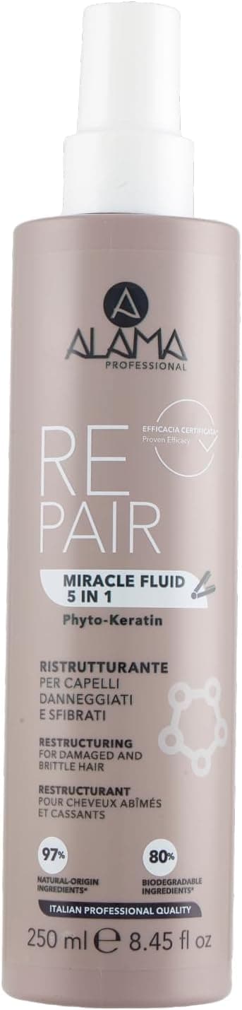 Detalle de Alama Miracle 5 en 1 spray à la kératine – Traitement cheveux, 250 ml