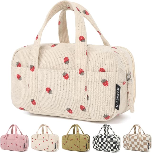 Detalle de QYQMEYQ Large Pencil Case Pouch with 5 Compartments ๐