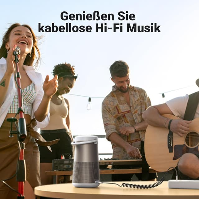 Thumbnail 6 de UGREEN Bluetooth Aux Adapter Auto 6.0 (Klinke) mit Mikrofon – Empfänger für Freisprechen und Wireless Musik