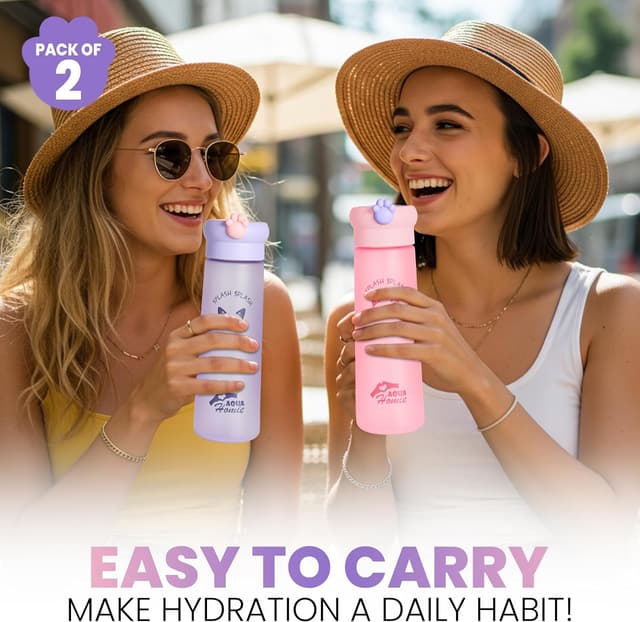 Detalle 1 de Aqua Homie water bottle 530ml leakproof