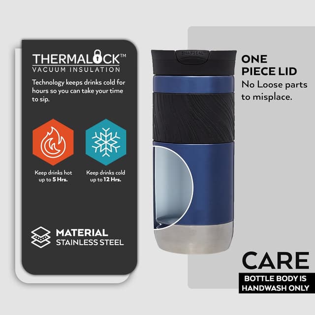 Detalle 1 de Contigo Byron 2.0: Vaso Térmico 470 ml ☕ Antiderrame