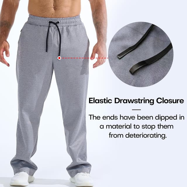 Thumbnail 4 de BROKIG Mens Oversized Gym Tracksuit Bottoms