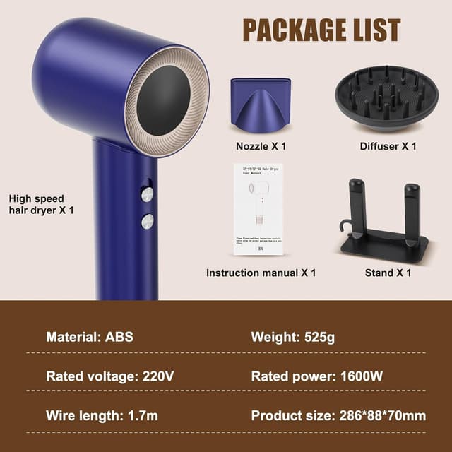 Thumbnail 6 de Sèche Cheveux Professionnel 59 dB 💇