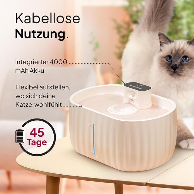Thumbnail 4 de PRETTYPAW AquaSense Pro 3 L Katzenbrunnen 🐾