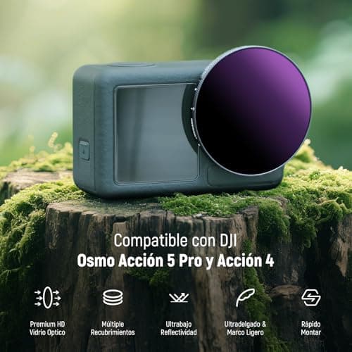 Detalle 2 de NEEWER Filtro ND Variable ND64–256 6–8 paradas