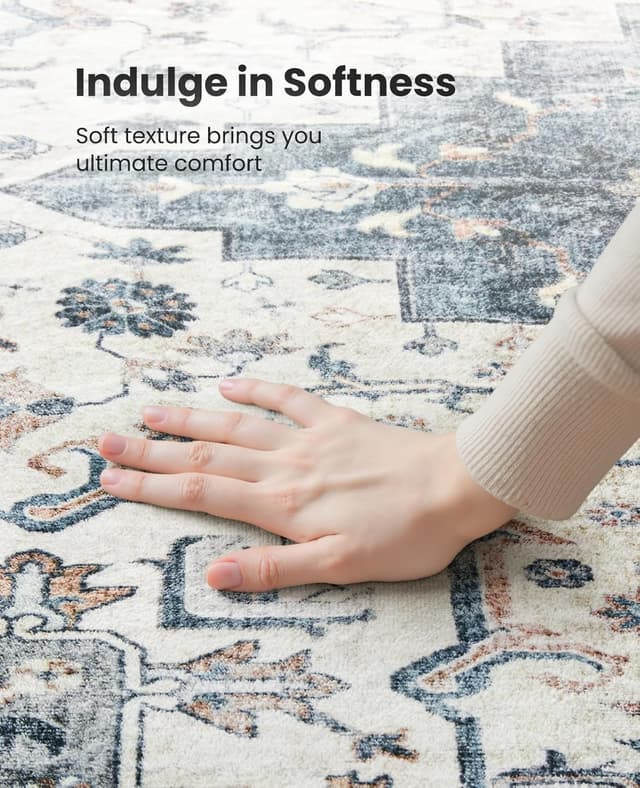 Detalle 1 de AMADA 8x10 Washable Rug 🛋