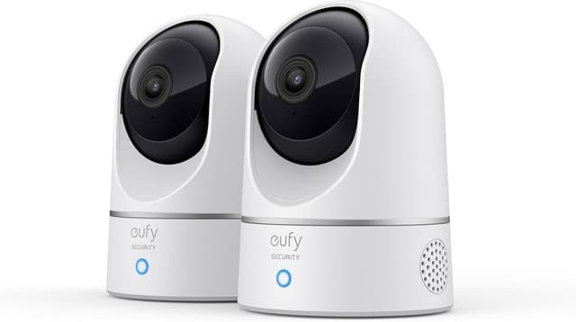 Imagen de eufy Security IndoorCam 2K Pan & Tilt 2-Pack en OfertitasTOP