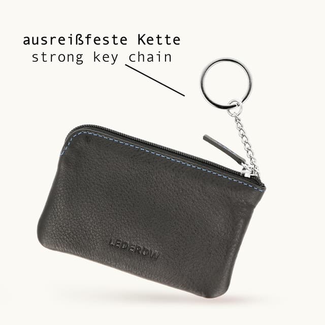 Detalle 2 de LEDEROW Schlüsseltasche aus Leder mit 2 Fächern