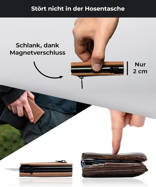 Detalle 2 de Gentlemen’s Cardholder Kreditkartenetui mit RFID