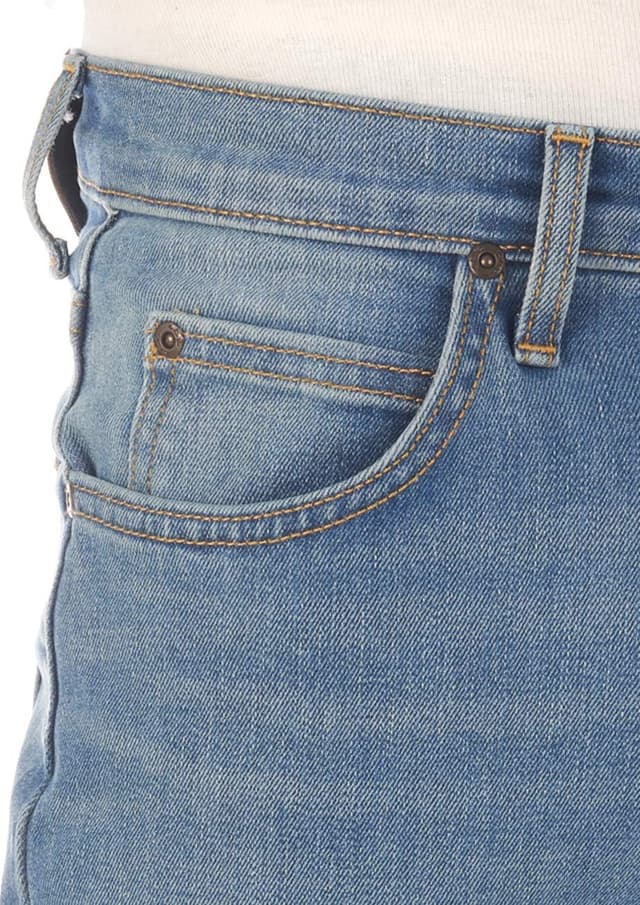 Detalle de Lee Jeans Herren Stretch Bootcut Denver Jeanshose in Denim Blau (je nach Größe 32–46)
