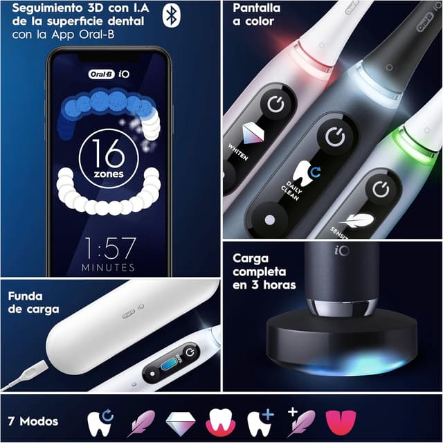 Thumbnail 5 de Oral-B iO 9N Cepillo Eléctrico Recargable 🦷 con Estuche y Cargador