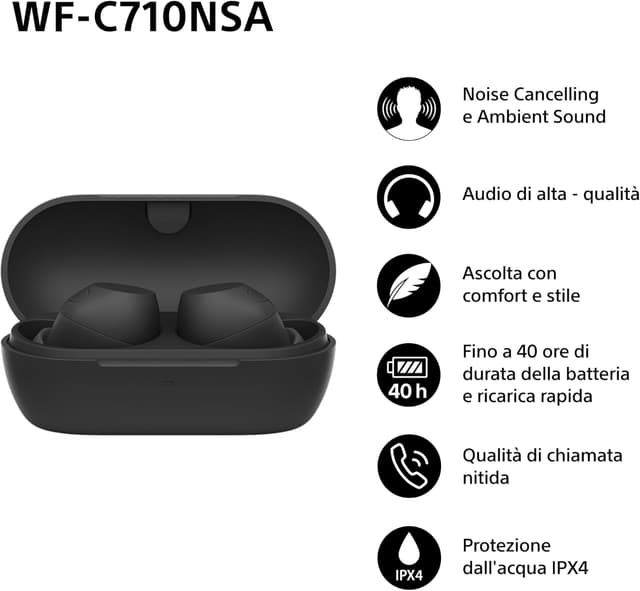 Thumbnail 1 de Sony WF-C710NSA Auricolari True Wireless ANC