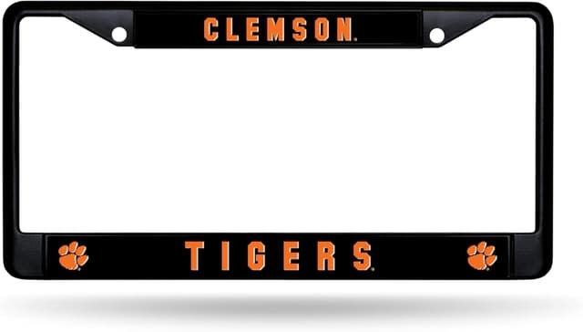 Detalle de Rico Industries NCAA Tide Primary Black License Plate Frame