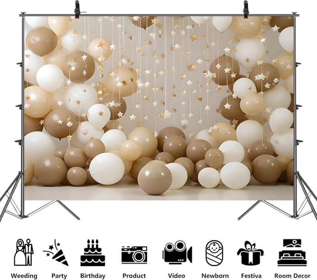 Thumbnail 1 de APROPHIC Luftballons Fotografiehintergrund 210 x 150 cm