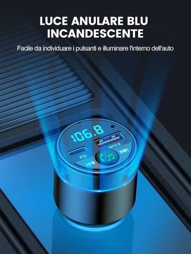 Thumbnail 4 de Mohard Trasmettitore FM Bluetooth 5.3 30W