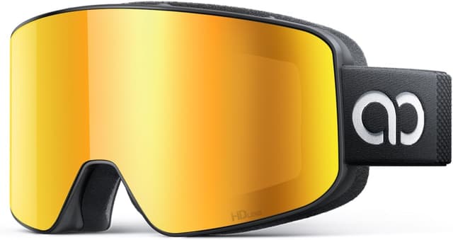 Detalle de Lamicall Ski Goggles with HD anti-fog double-lens, UV400 protection and wide OTG fit (Cat 3)